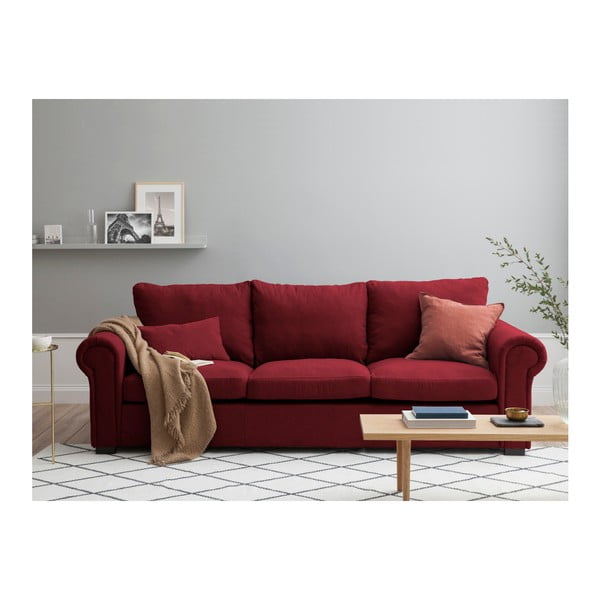 Czerwona sofa Windsor & Co Sofas Hermes, 245 cm-image-2