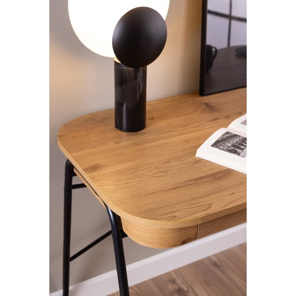 Biurko z blatem w dekorze dębu 60x120 cm Blueton – Actona-image-2