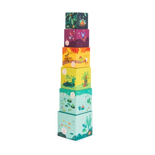 Wieża do układania Dans la Jungle – Moulin Roty-image-3