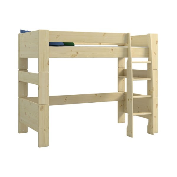 Dziecięce łóżko piętrowe z drewna sosnowego Steens For Kids, wys. 164 cm