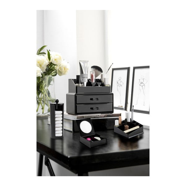 Czarny organizer na kosmetyki Compactor-image-1