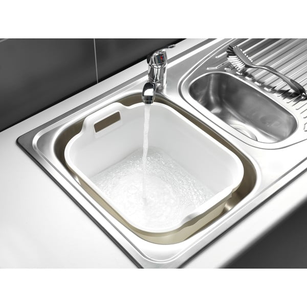 Biała plastikowa miska z rączkami Addis, 39x32x14 cm-image-2