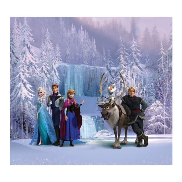 Foto zasłona AG Design Frozen Kraina Lodu II, 160x180 cm
