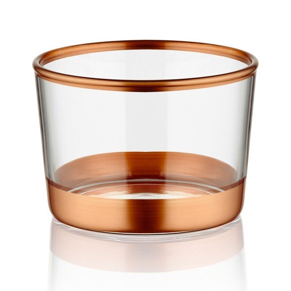 Zestaw 3 kieliszków Mia Glam Bronze, ⌀ 8 cm