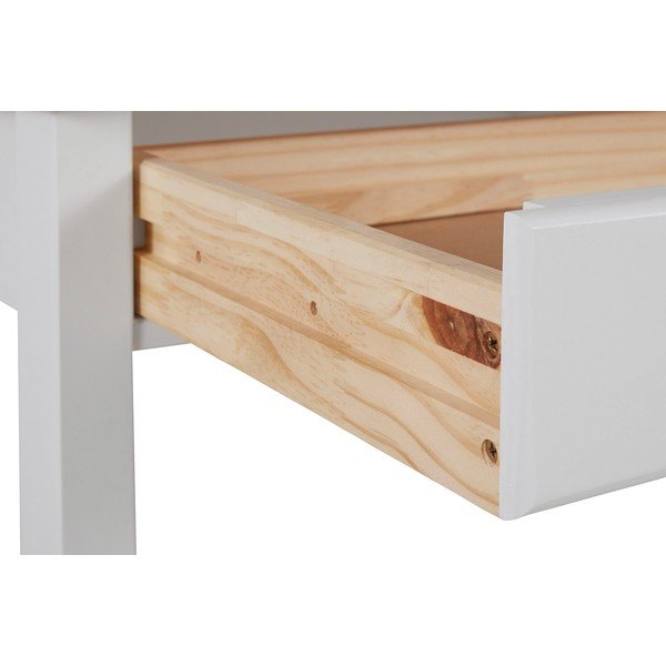 Biało-brązowe biurko Støraa Gava, dł. 140 cm-image-3