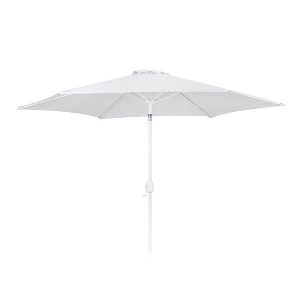 Biały parasol ogrodowy ø 350 cm Alba – LDK Garden