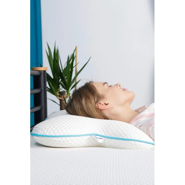 Poduszka ortopedyczna wypełniona pianką pamięciową 46x55 cm – Mila Home-image-2