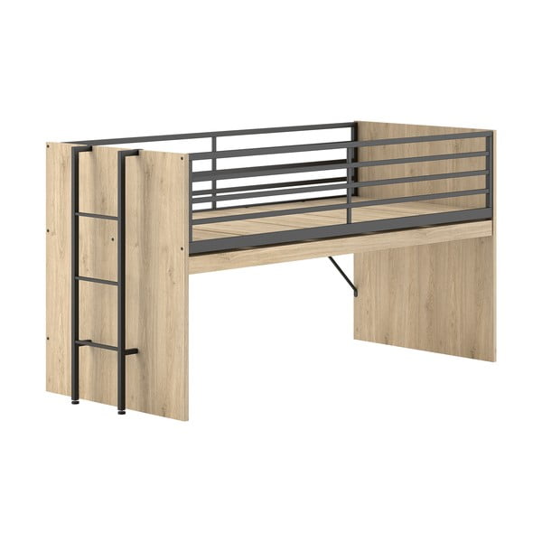 Podwyższone łóżko dziecięce ze stelażem 90x200 cm Sam – Vipack-image-2