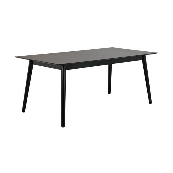 Czarny stół do jadalni Rowico Lotta, 180x90 cm-image-4