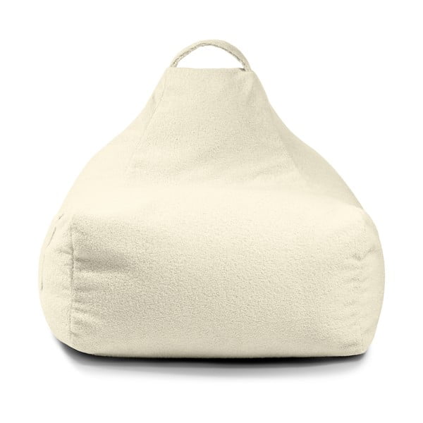 Brązowy dziecięcy worek do siedzenia z materiału bouclé Game Amuse – SLOWDOWN-image-2