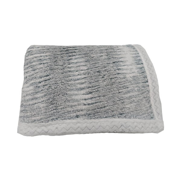 Szary koc z materiału sherpa 150x200 cm Marble – My House