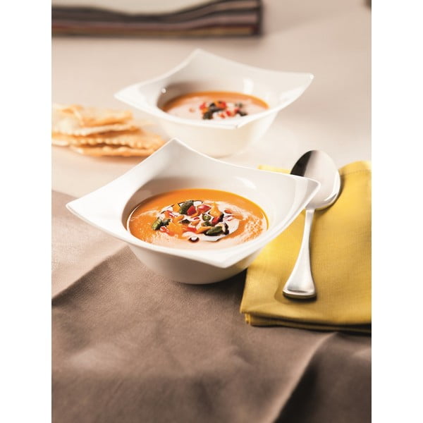 Biała porcelanowa miska Maxwell & Williams Motion, 19x19 cm-image-1