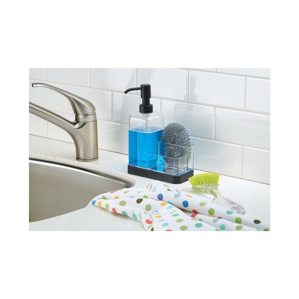 Dozownik na płyn do zmywania z miejscem na gąbkę Forma 2 Soap & Sponge-image-1