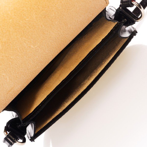 Czarna skórzana torebka Federica Bassi Bubo-image-3