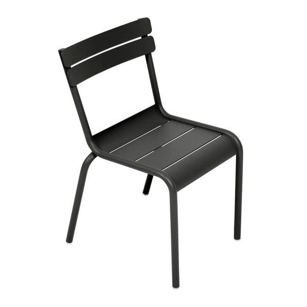 Czarne krzesło dziecięce Fermob Luxembourg