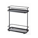 Czarny dwupiętrowy organizer Yamazaki Tower