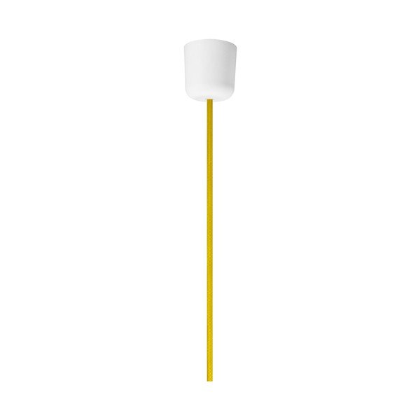 Żółta błyszcząca lampa wisząca Sotto Luce UME-image-1
