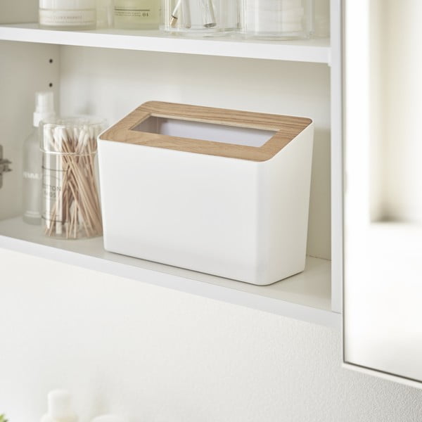 Biały kosz na blat Yamazaki Rin, 2,3 l-image-1