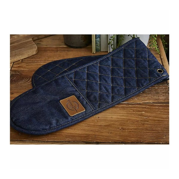 Podwójna łapka kuchenna Cooksmart ® Oxford Denim-image-3