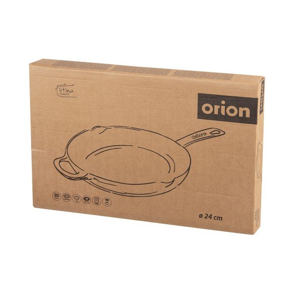 Patelnia żeliwna ø 24 cm LITINA SMALT – Orion-image-4