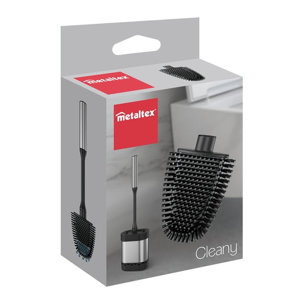 Czarna zapasowa końcówka do szczotki do WC – Metaltex-image-2