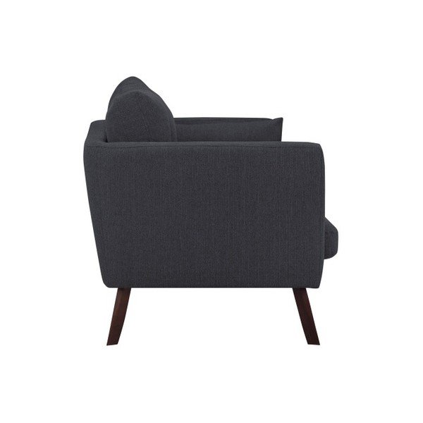 Ciemnoszary fotel Mazzini Sofas Elena-image-4