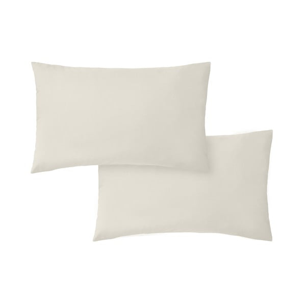 Poszewki na poduszki z perkalu bawełnianego zestaw 2 szt. 50x75 cm Cotton Percale – Bianca