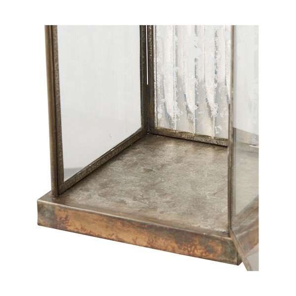 Metalowy/szklany lampion (wysokość 49 cm) Herslev – House Nordic-image-3