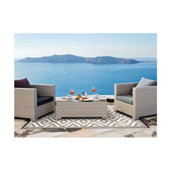 Beżowo-biały dwustronny dywan zewnętrzny Green Decore Parado, 120x180 cm-image-3