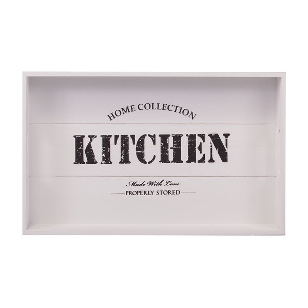 Zestaw 2 białych tac Kitchen-image-1