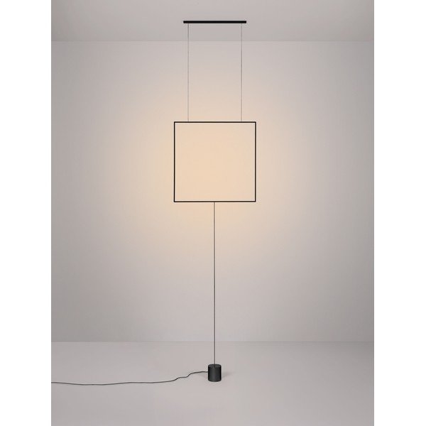 Metalowa lampa stojąca LED w kolorze matowej czerni (wysokość 392 cm) Dahlia – Nova Luce-image-2