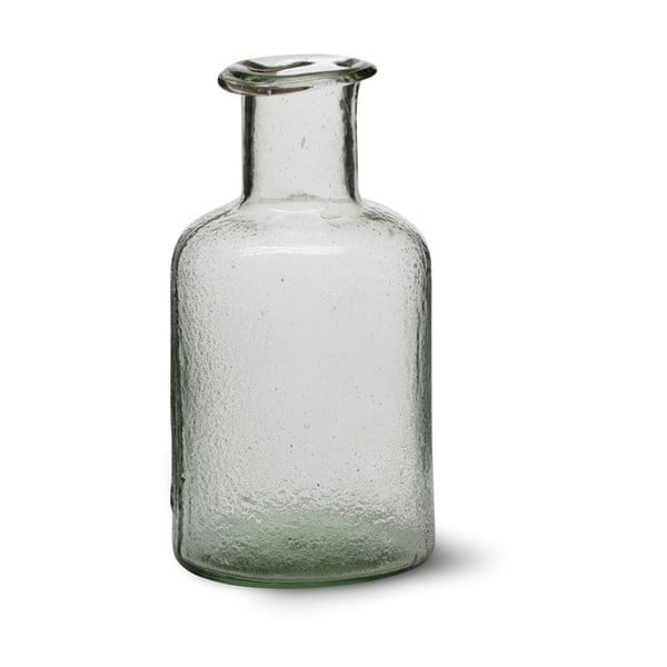 Wazon ze szkła recyklowanego Bottle, 25 cm