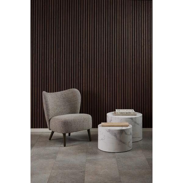 Beżowy fotel z materiału bouclé Elmont – Actona-image-3