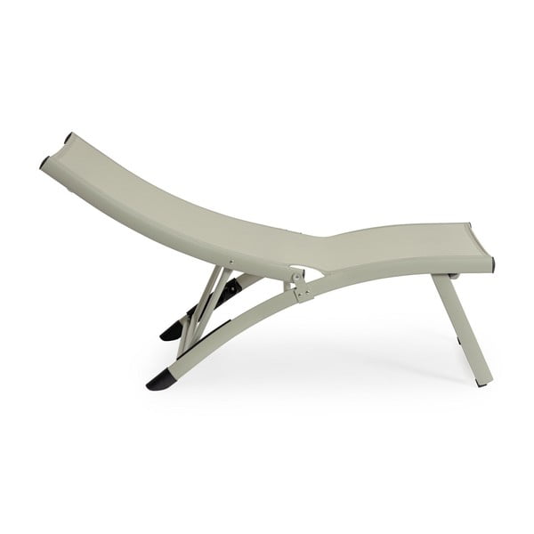 Szarobrązowy metalowy leżak ogrodowy Taylor – Bizzotto-image-2
