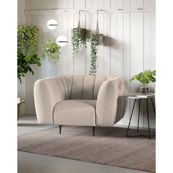 Beżowy fotel Shel – Ghado-image-1