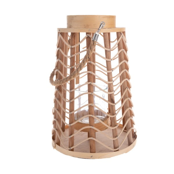Drewniany lampion (wysokość 34 cm) – Dakls