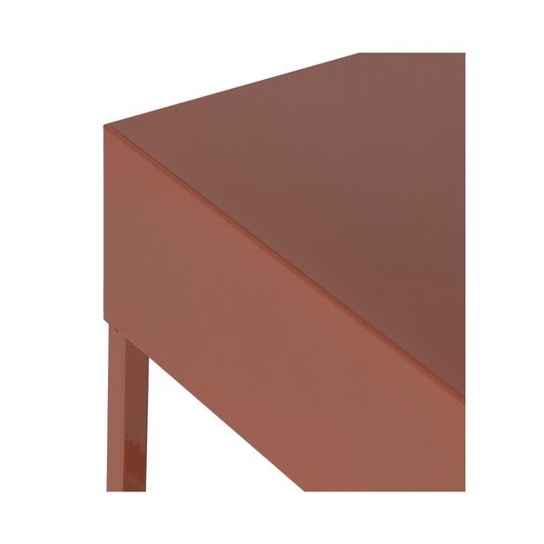 Szafka nocna w kolorze terakoty Nara – Ixia-image-4