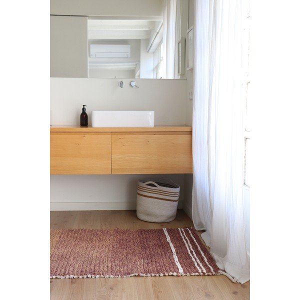 Ceglasty bawełniany dywan 80x140 cm Twin Toffee – Lorena Canals-image-4