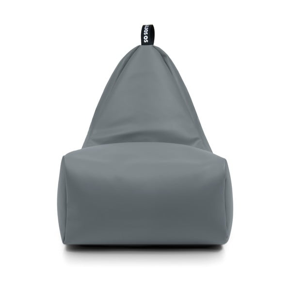 Pomarańczowy worek do siedzenia z imitacji skóry Chill XL – So Soft?-image-1