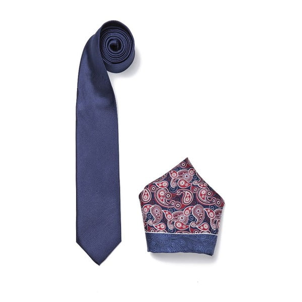 Zestaw krawata i poszetki Ferruccio Laconi 9