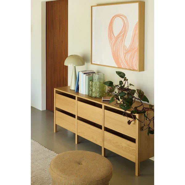Komoda w dekorze dębu w naturalnym kolorze 150x65x40 cm Forma – Hübsch-image-1
