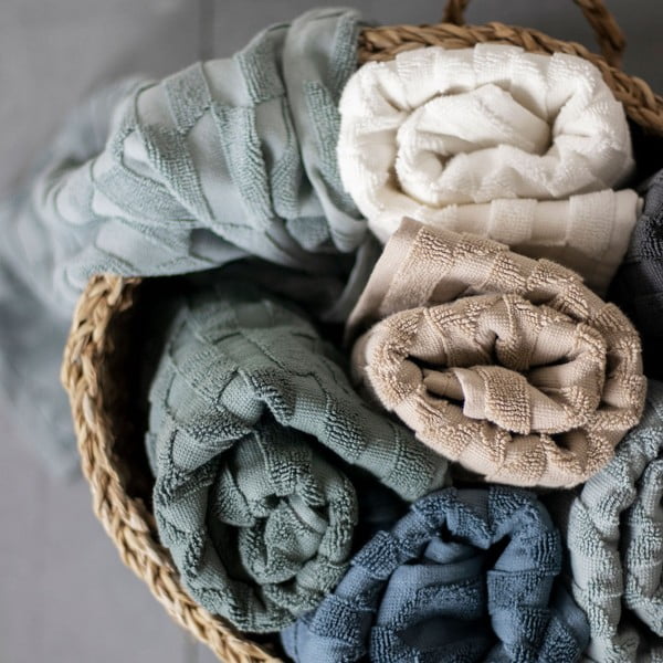 Kremowy dywanik łazienkowy 50x80 cm Geo – Mette Ditmer Denmark-image-4