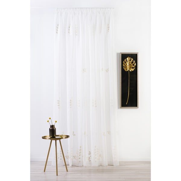 Kremowa firanka 140x245 cm Melissa – Mendola Fabrics