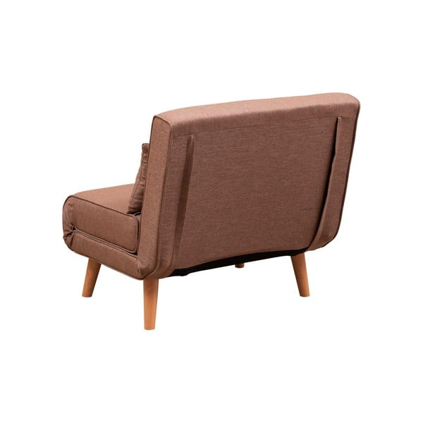 Brązowy rozkładany fotel Folde – Artie-image-2