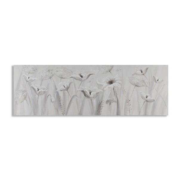Ręcznie malowany obraz z motywem roślin Mauro Ferretti Blossoms, 150x50 cm