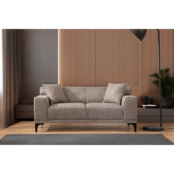 Jasnobrązowa sofa 163 cm Petra – Balcab Home-image-1