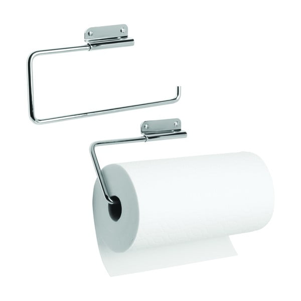 Metalowy uchwyt na ręczniki papierowe iDesign Swivel, dł. 30,5 cm-image-2