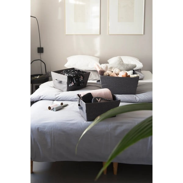 Tekstylny koszyk do przechowywania 26x35x19 cm Soft Storage – Bigso Box of Sweden-image-1
