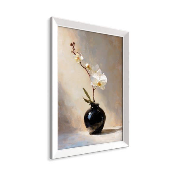 Obraz drukowany z ramą w zestawie 56x75 cm White Orchid – Styler-image-3