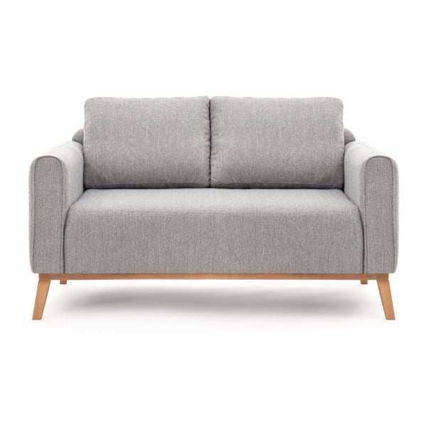 Jasnoszara sofa 2-osobowa Vivonita Milton